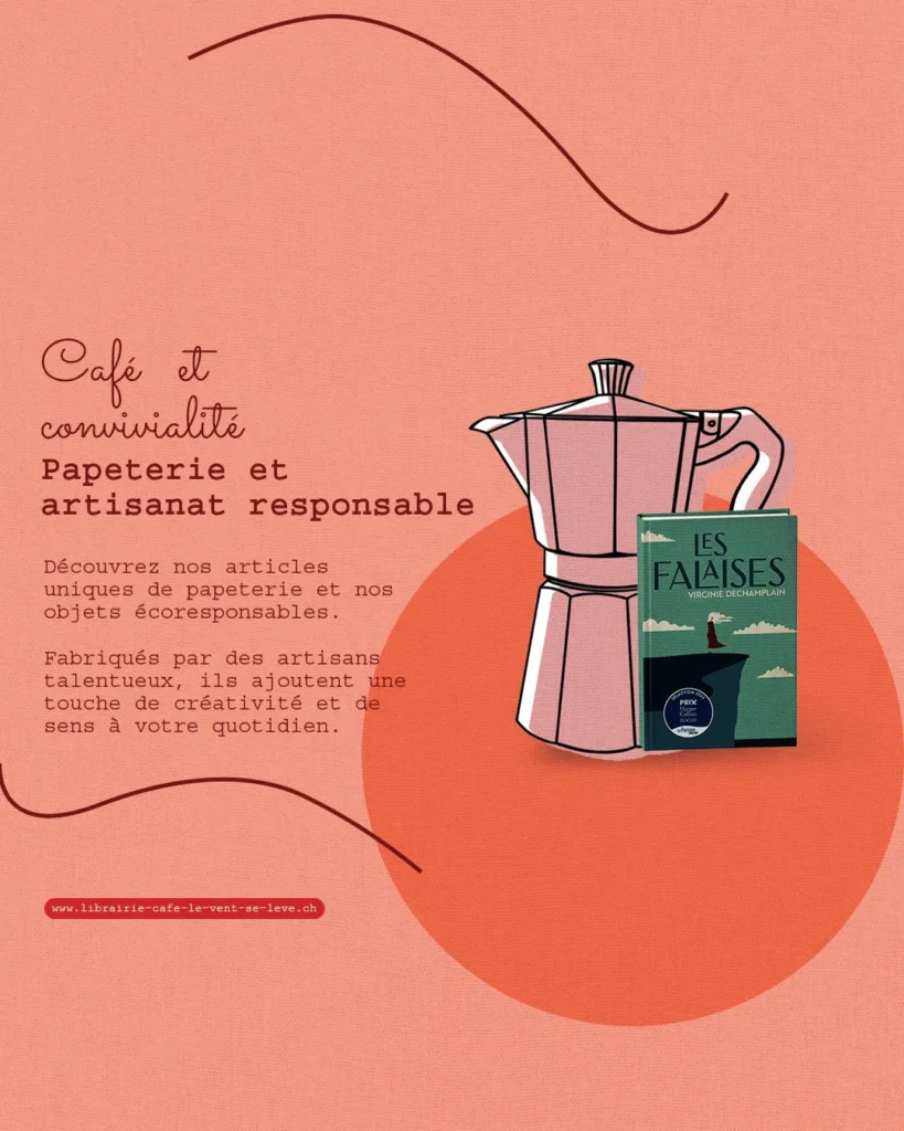 Le Vent se lève…
Librairie-café et autres joyeusetés