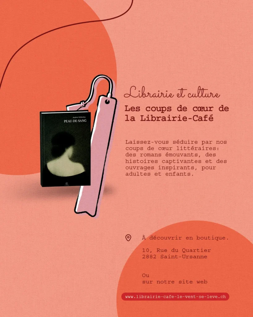 Le Vent se lève…
Librairie-café et autres joyeusetés