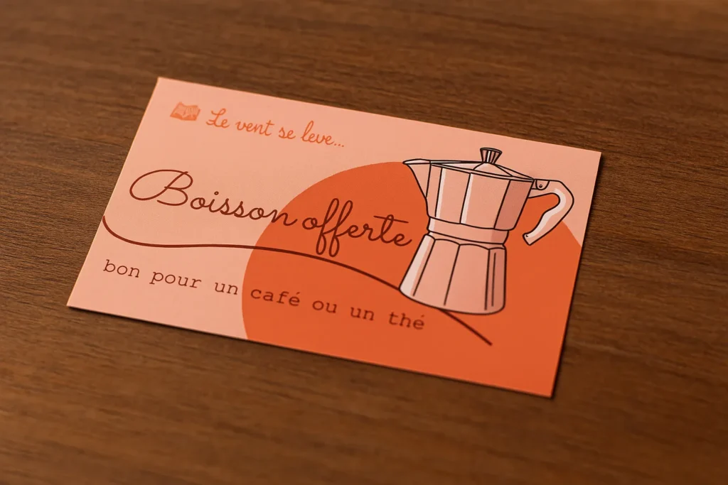 Le Vent se lève…
Librairie-café et autres joyeusetés